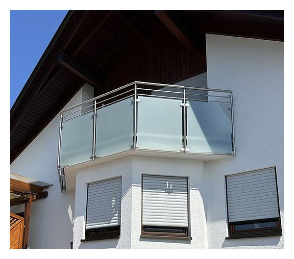 Edelstahl-Balkongel&auml;nder nach Ma&szlig;