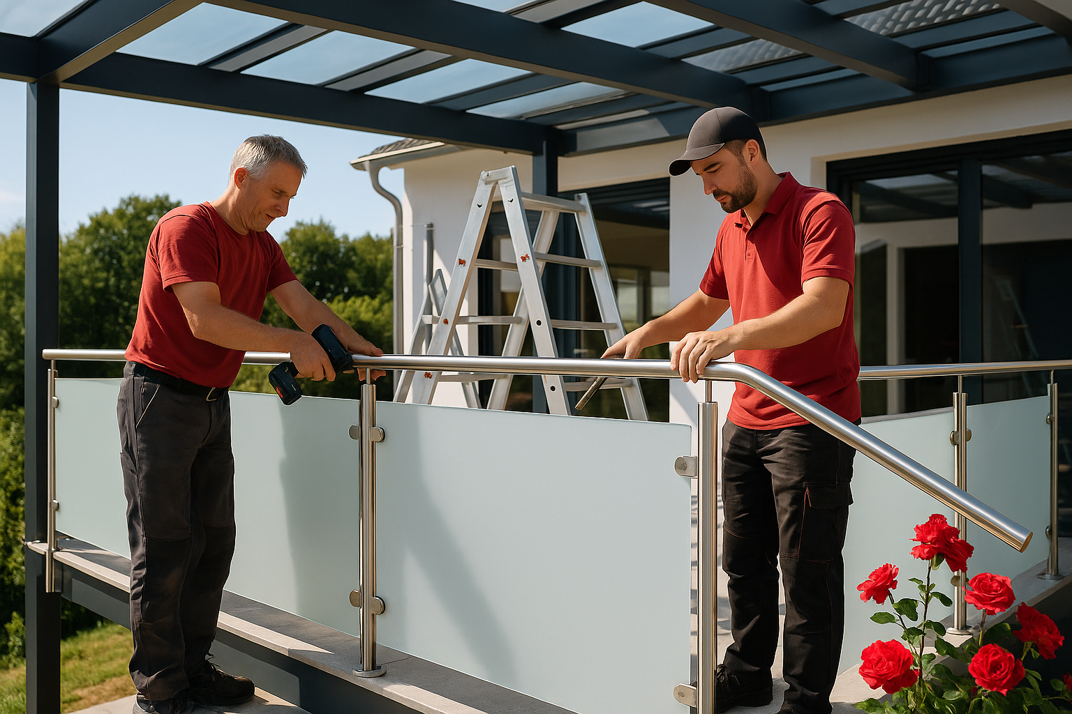 Bodensanierung – Balkongeländer, Sichtschutz, Terrassendächer