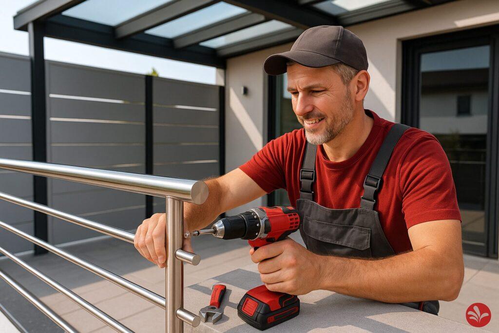 Aluminium Geländer – langlebig und pflegeleicht