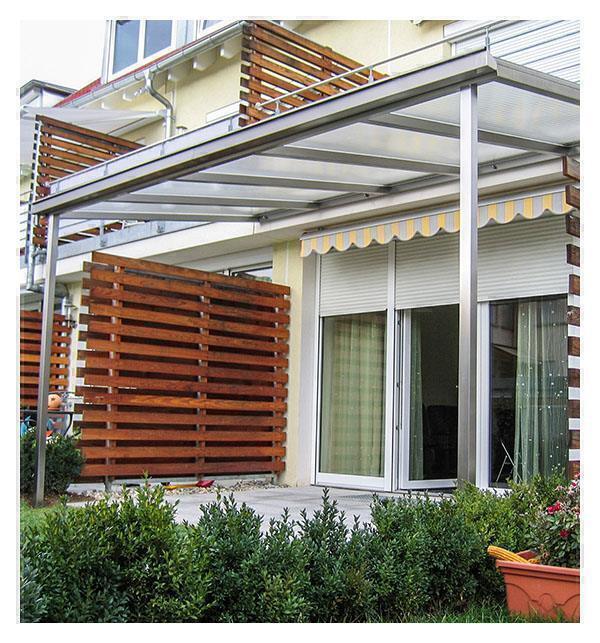wetterfeste Terrassen&uuml;berdachung 